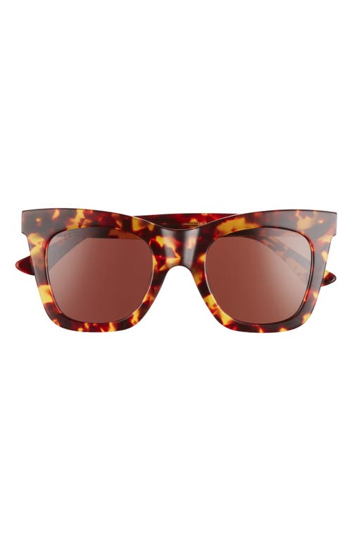 DIFF Kaia 58mm Cat Eye Sunglasses in Amber Tortoise