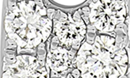 Bony Levy Oval Diamond Pendant Necklace In 18k White Gold