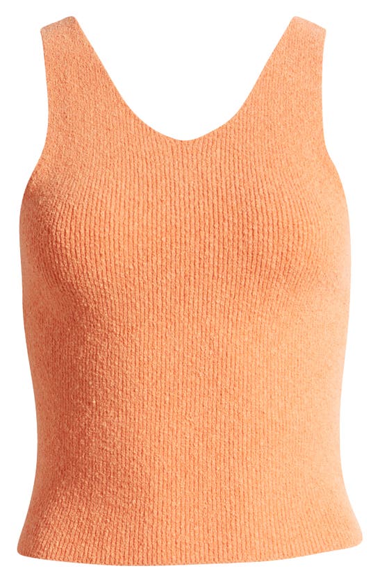 Shop Rails Ally Crop Sweater Tank In Persimmon