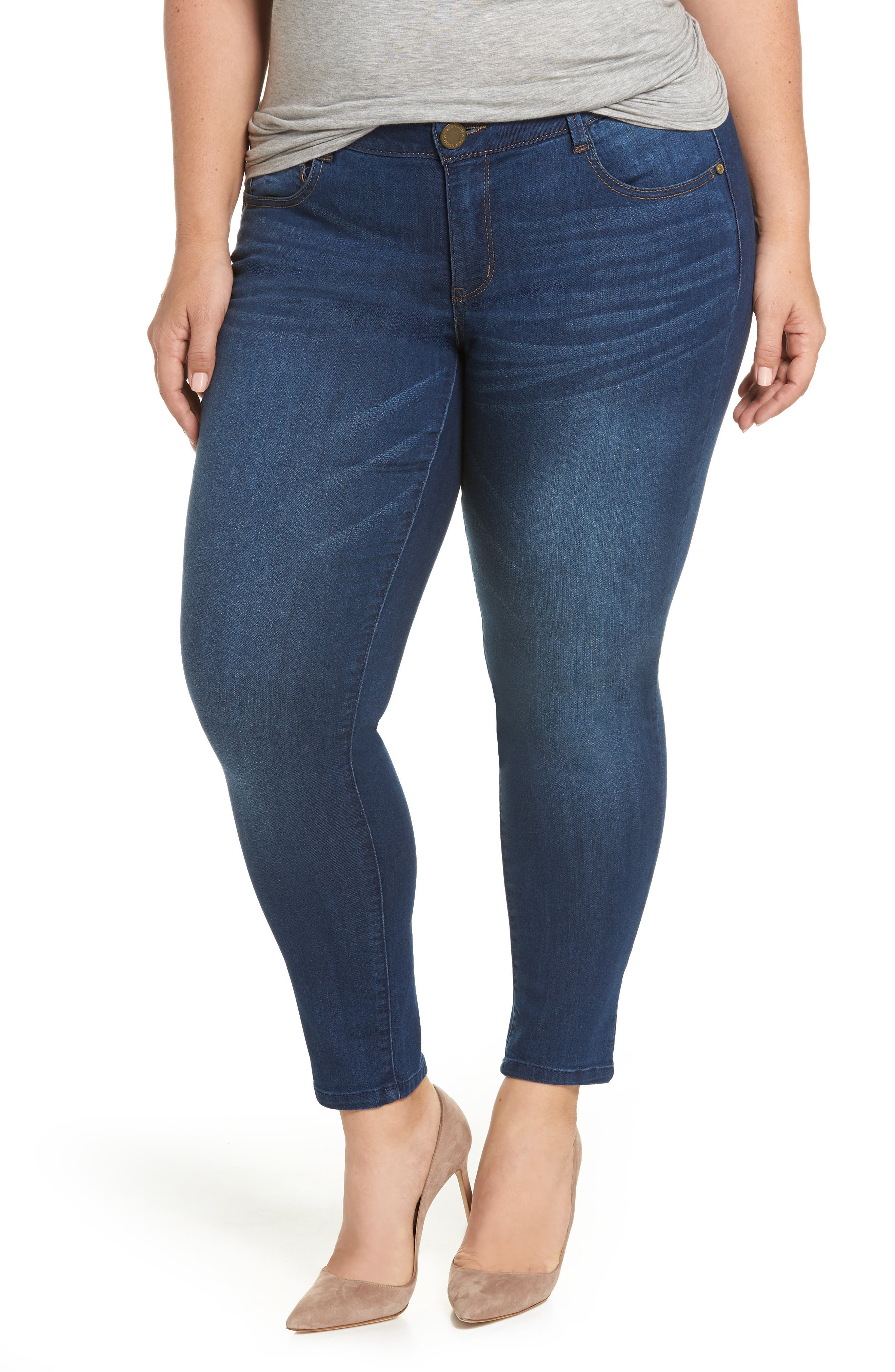 Wit & Wisdom AbSolution Ankle Skimmer Jeans (Plus Size) (Nordstrom