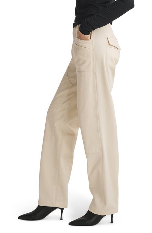 Rag & Bone Women's Malia Cotton Twill Cargo Pants In Ecru