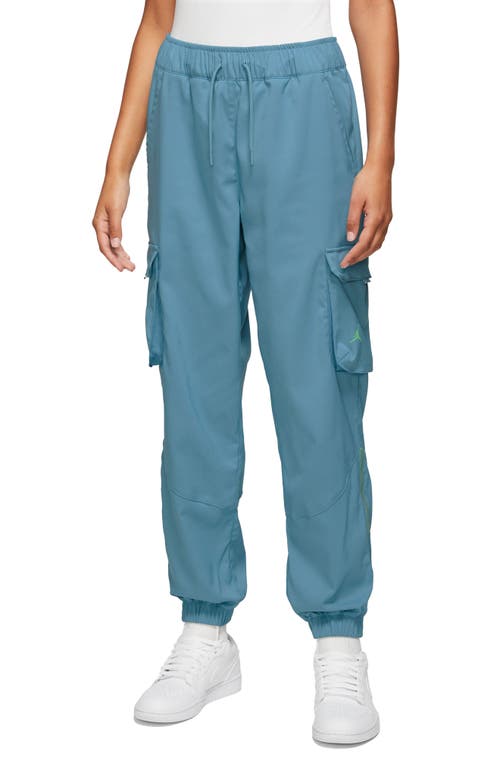 Sport Tunnel Pants in Cerulean/Oil Green/Black