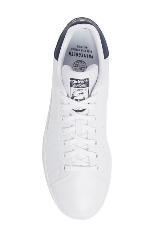 Shop Adidas Originals Adidas Stan Smith Low Top Sneaker In White/white/collegiate Navy