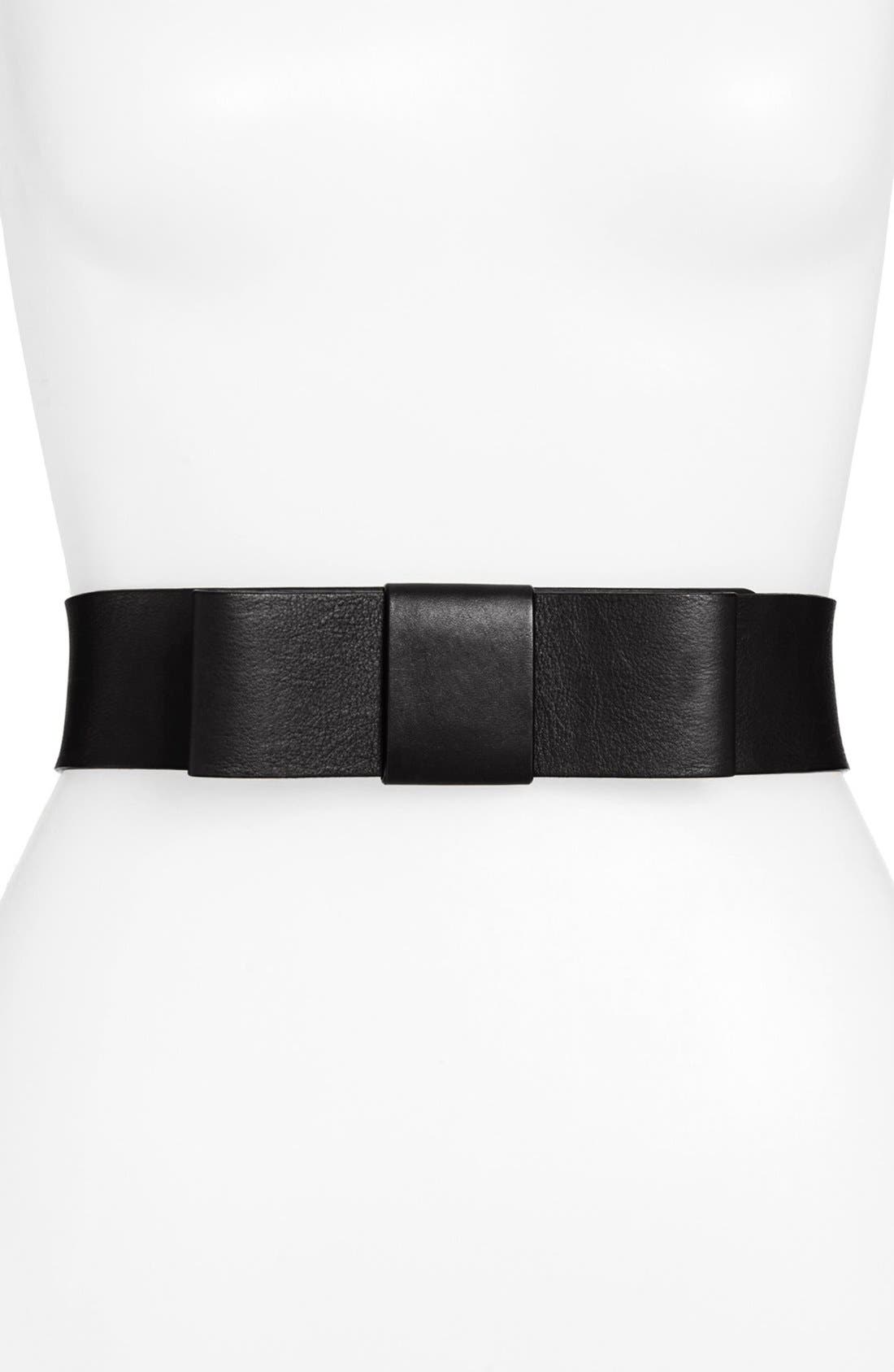 kate spade new york 'bow' leather belt Nordstrom