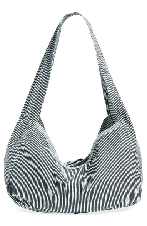 Shop Sc103 Cocoon Sac Denim Shoulder Bag In Railroad