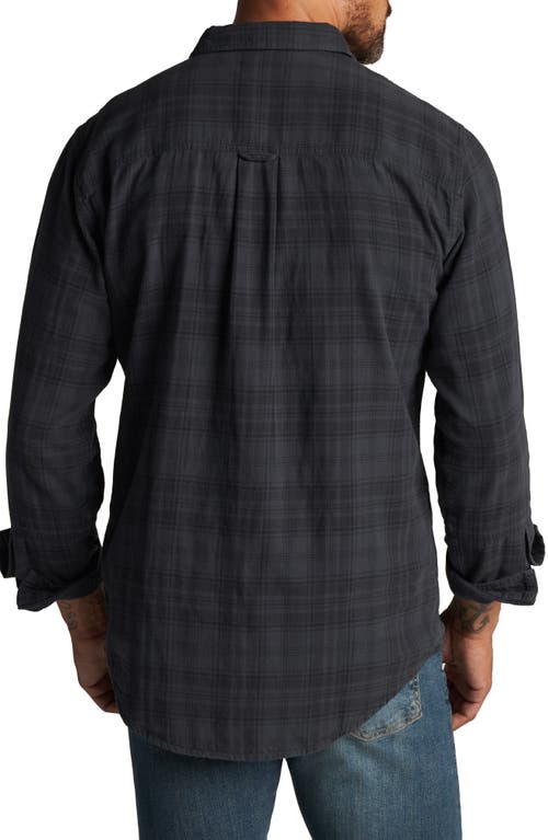 Rowan Redding Plaid Flannel Button-up Shirt In Midnight Plaid