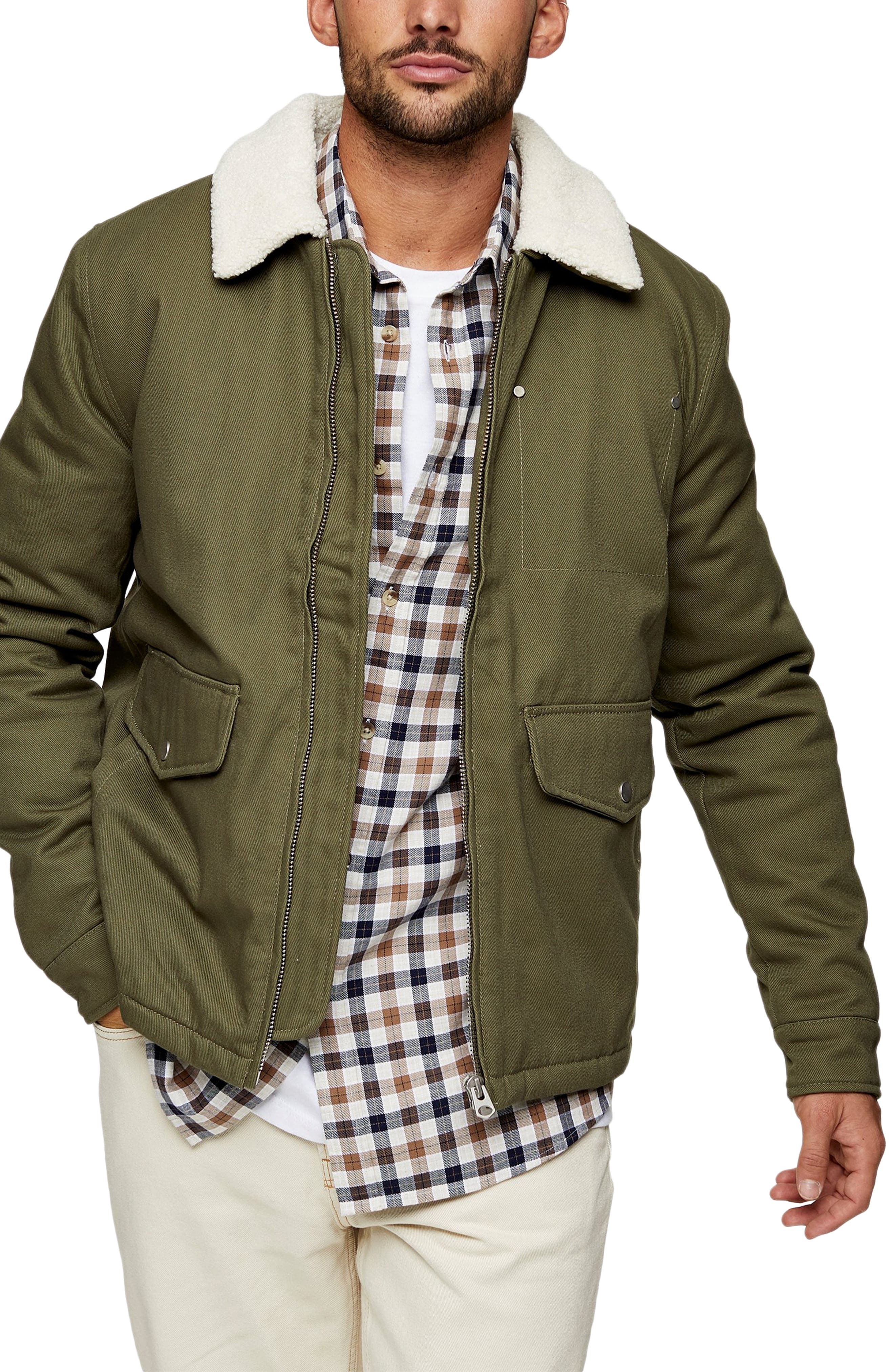 topman khaki jacket