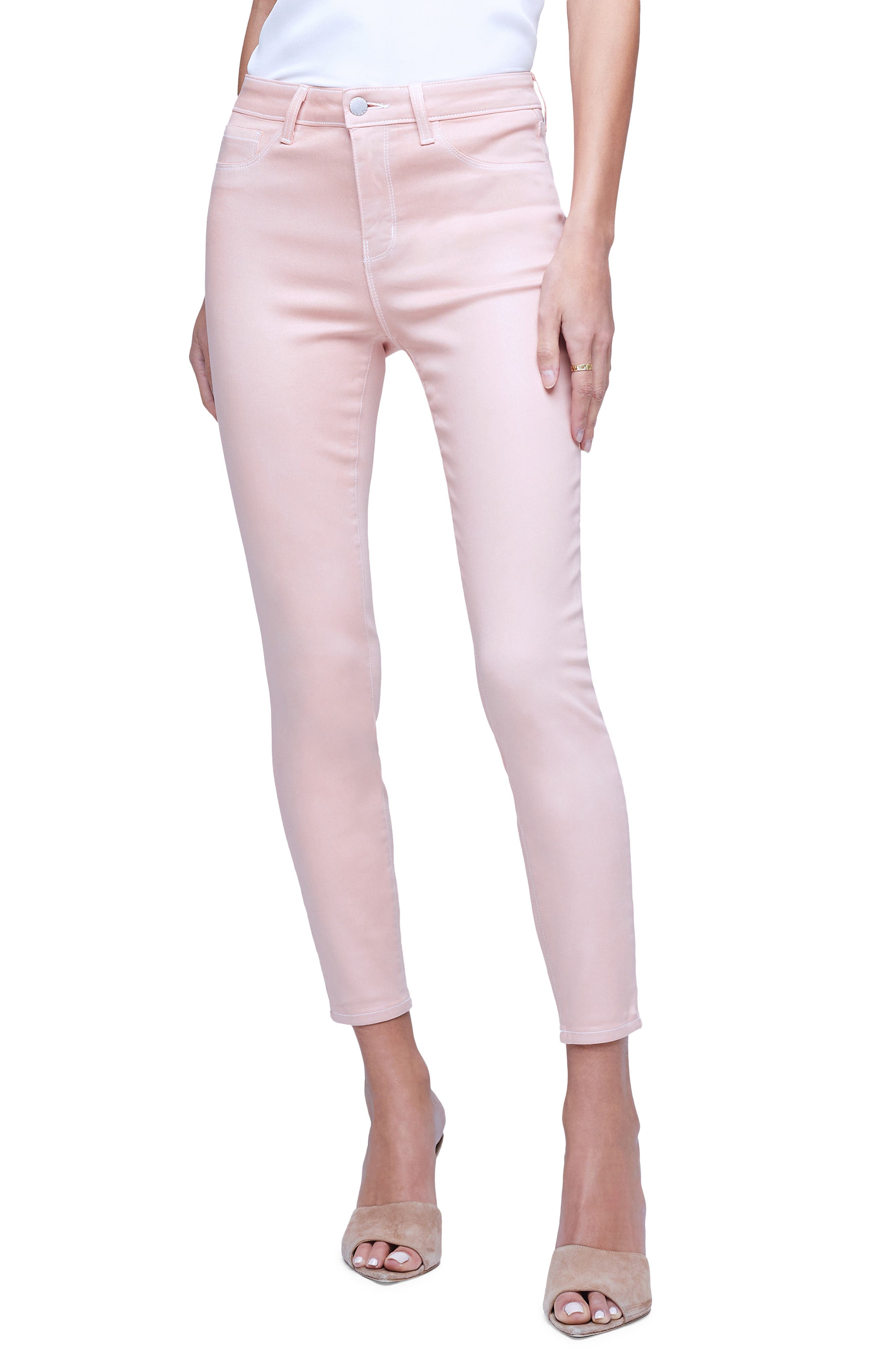 pink jeans