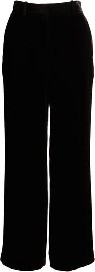 COS Velvet Trousers in Black