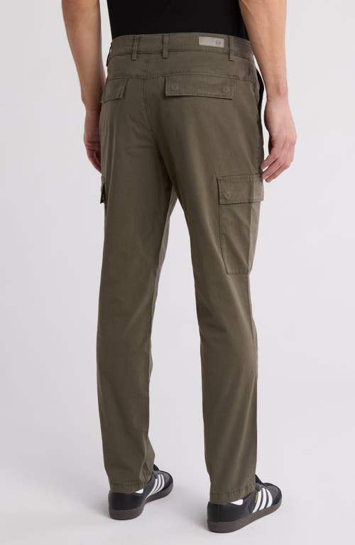 Ag Wells Cargo Jeans In Sulfur Armory Green