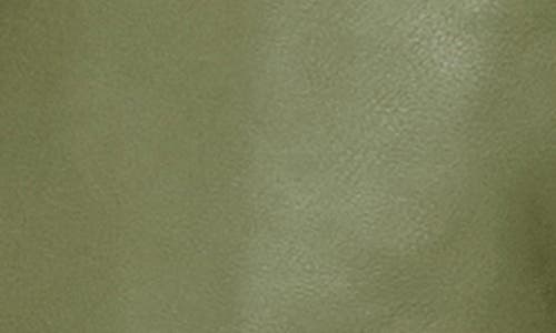 Princess Polly Goldsmith Faux Leather Bomber Jacket In Green