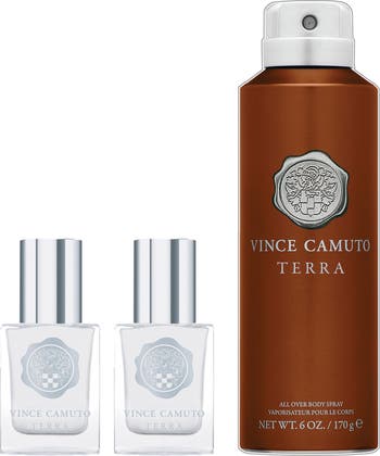  Vince Camuto Terra Eau de Toilette Spray for Men, 3.4 Fl Oz : VINCE  CAMUTO: Beauty & Personal Care