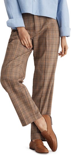 Madewell The Turner Plaid Tapered Pants | Nordstrom