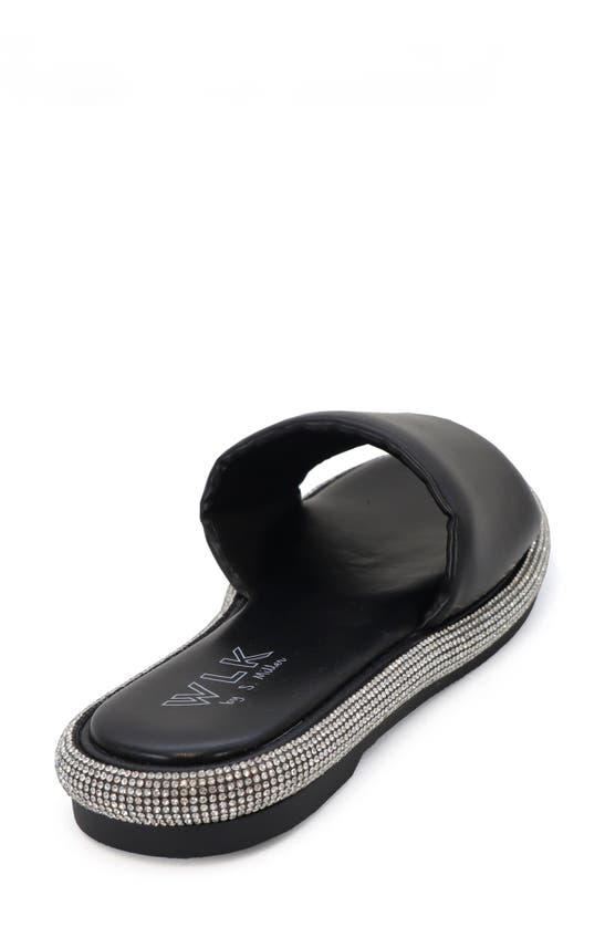 Shop Wlk By S. Miller Dorothy Slide Sandal In Black