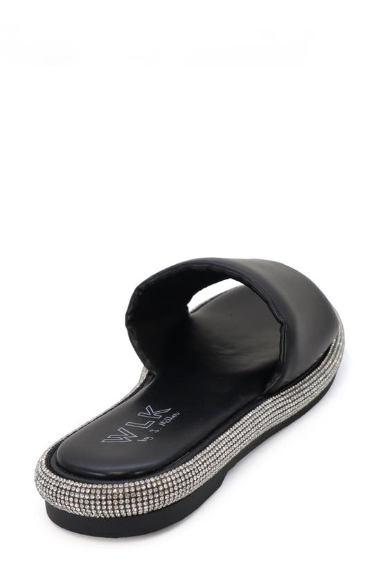 Wlk By S. Miller Dorothy Slide Sandal In Black