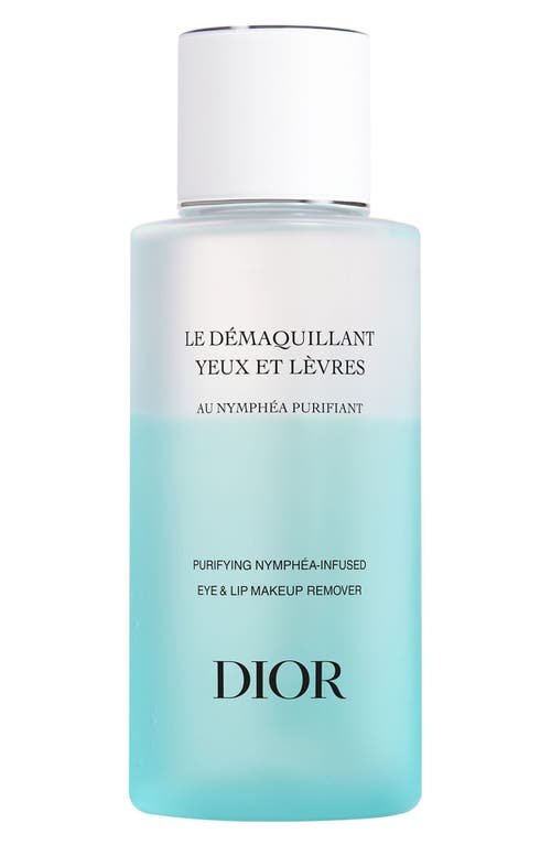 DIOR Purifying Nymphéa-Infused Bi-Phase Eye & Lip Makeup Remover at Nordstrom, Size 4.2 Oz