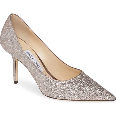 Jimmy Choo Love Glitter Pump - Metallic