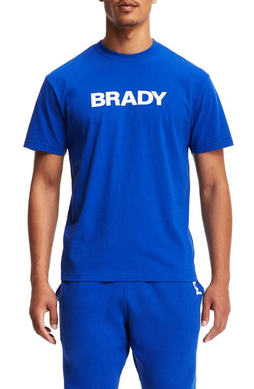 Short Sleeve Jersey Graphic Tee in Brady Blue