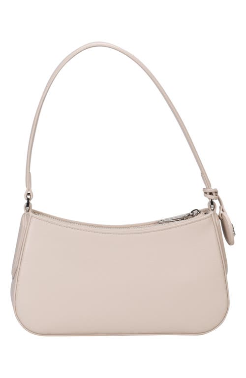 Shop Hugo Liriel Faux Leather Hobo Bag In Light Beige