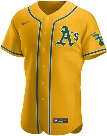 Nike Men's Nike Gold Oakland Athletics Authentic Official Team