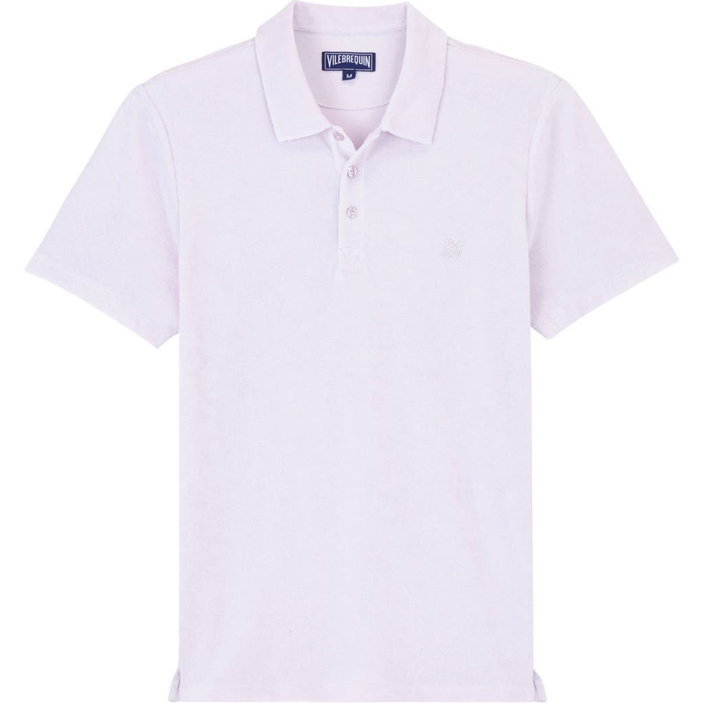 Vilebrequin Solid Terry Polo In Hortensia