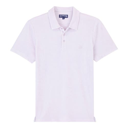 Vilebrequin Men's Solid Terry Polo in Hortensia at Nordstrom
