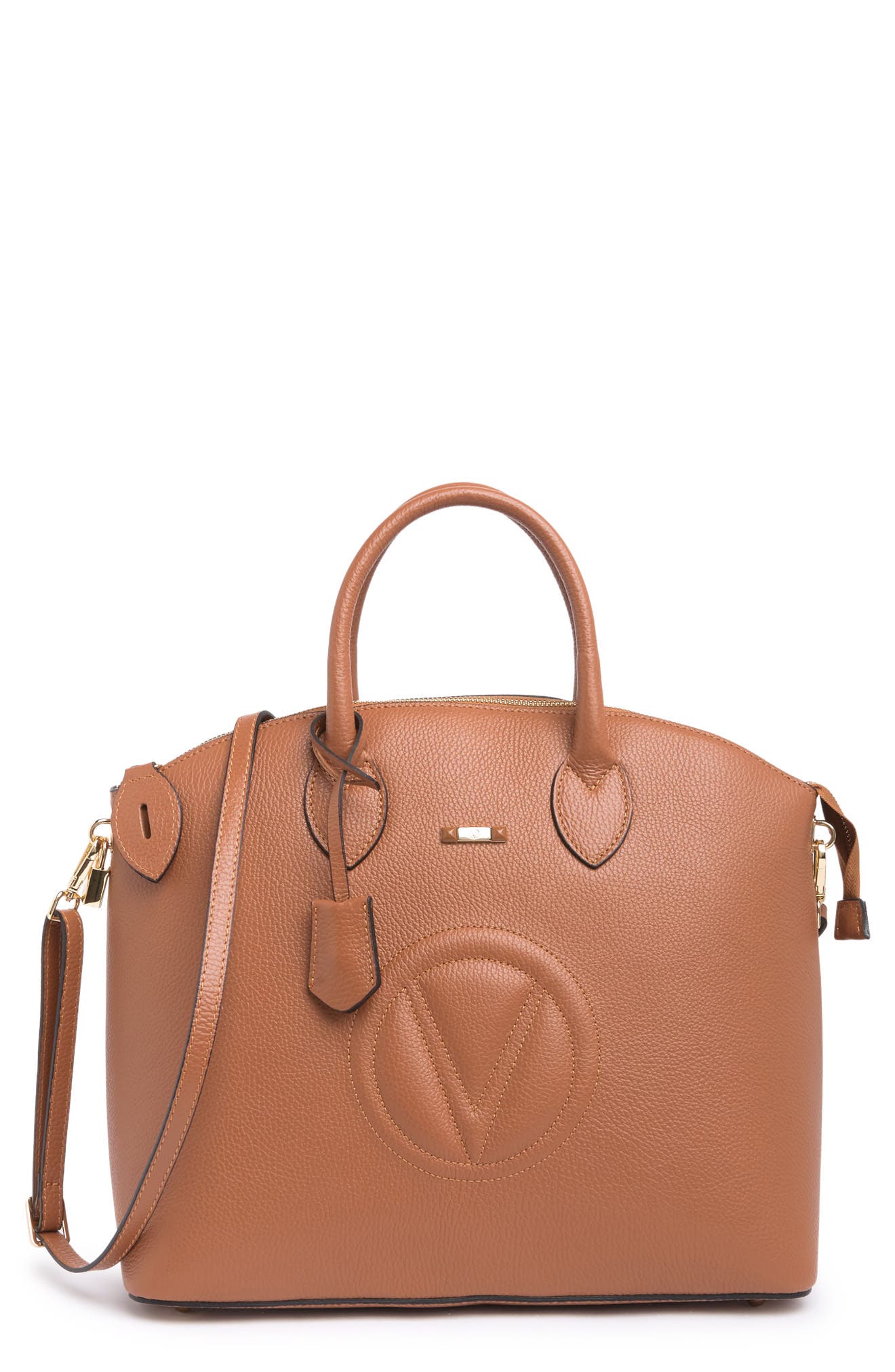 valentino bravia leather satchel