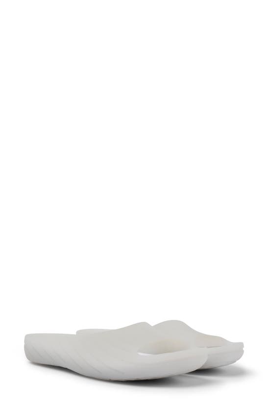 Camper Wabi Slide Sandal In White Natural