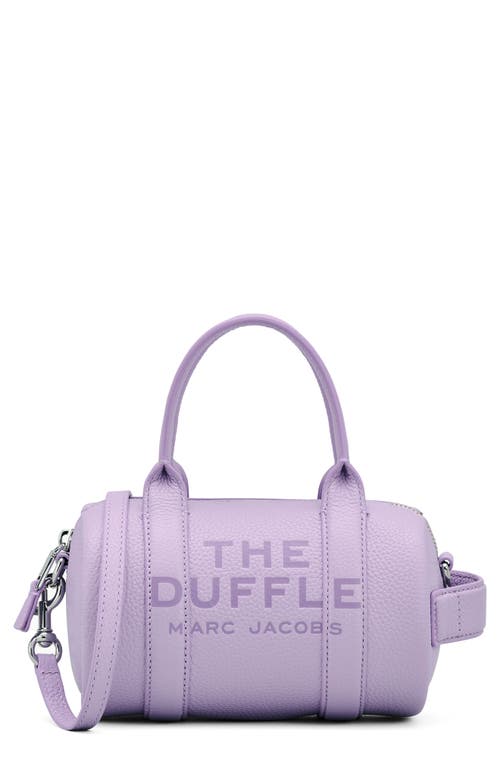 The Mini Leather Duffle Bag in Wisteria