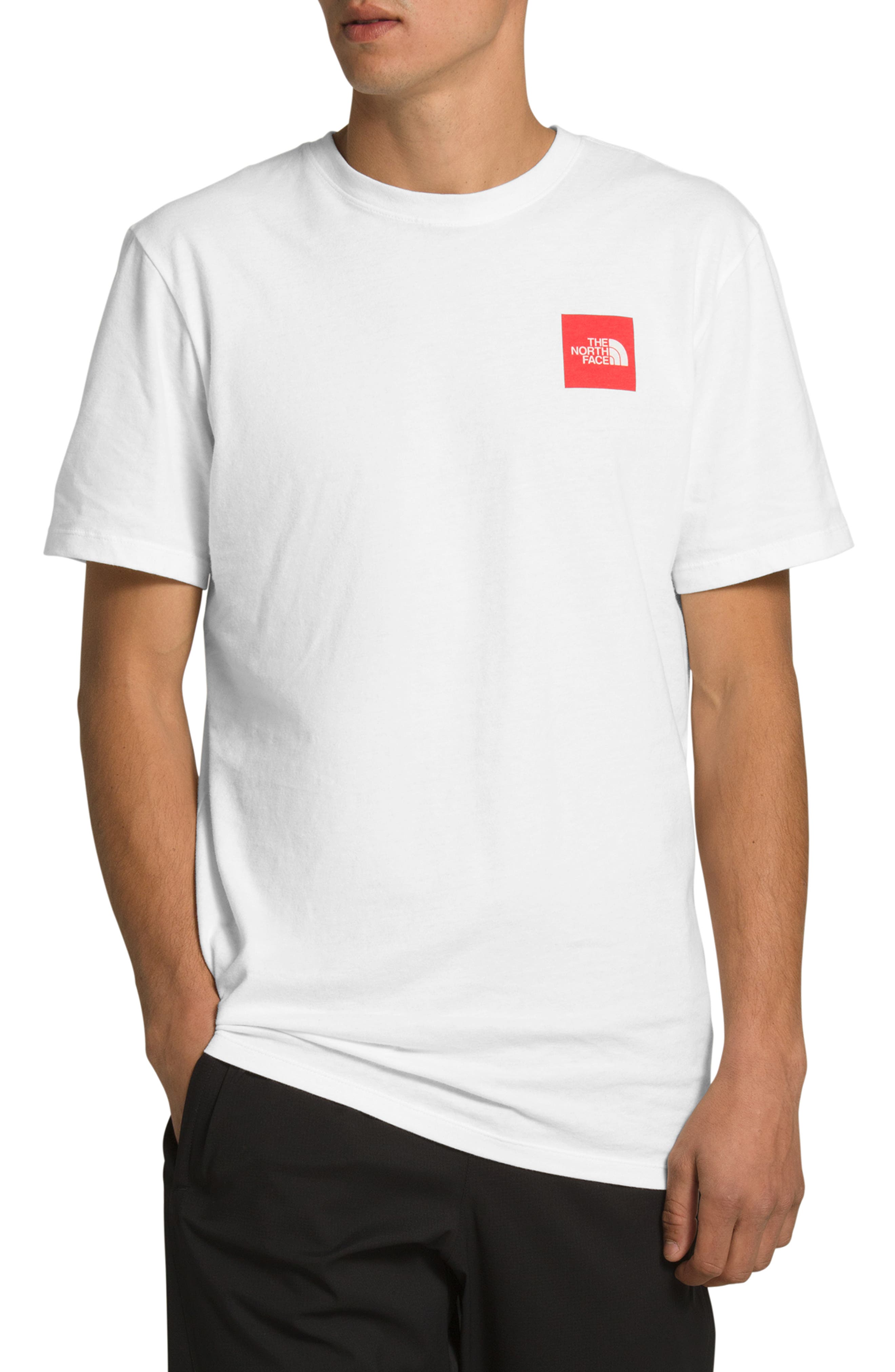 mens north face t shirt sale