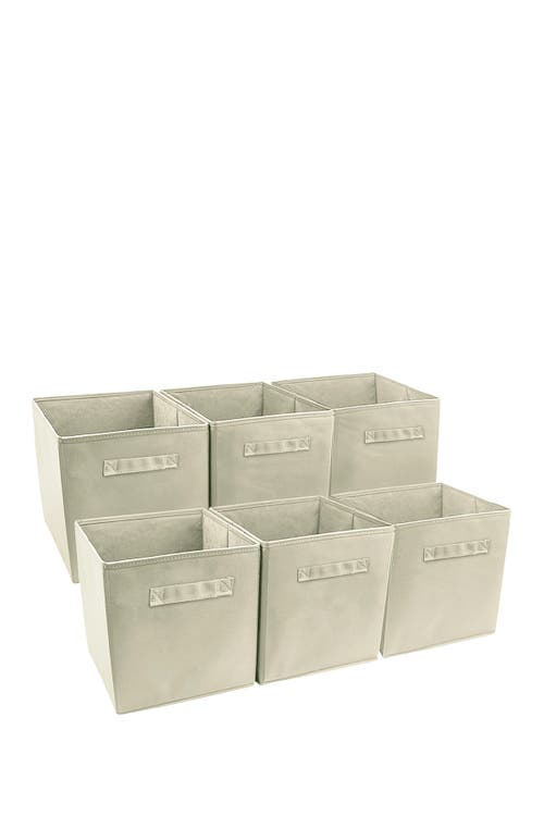 Sorbus Foldable Storage Cube Basket Bin In Beige