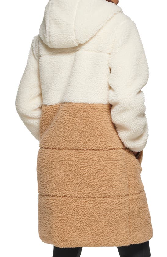 LEVI'S FAUX SHEARLING QUILTED PARKA