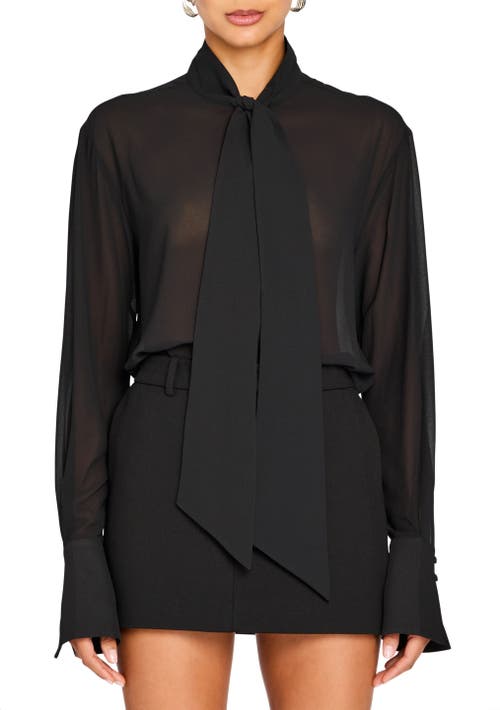 Shop Ser.o.ya Neave Button Down Shirt In Black