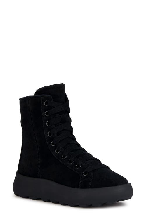 Spherica Lace-Up Boot in Black