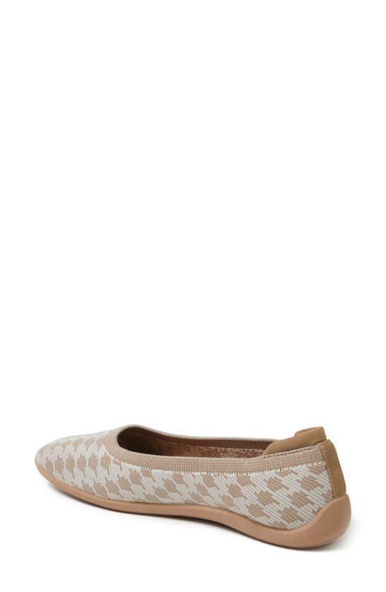 Dearfoams Misty Ballet Flat In Tan Multi