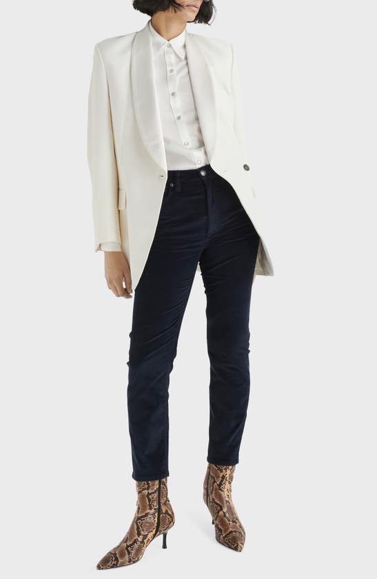 Rag & Bone Wren Slim-straight Corduroy Pants In Salute