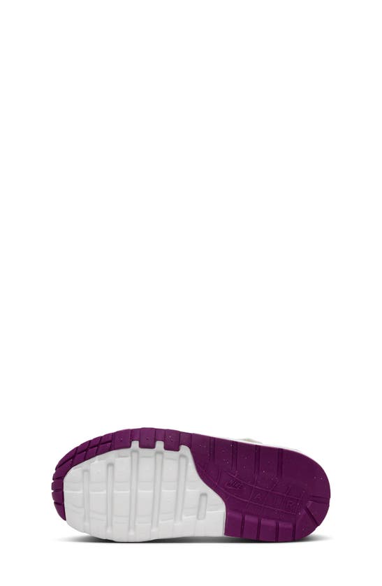 Nike Kids' Air Max 1 Easyon Sneaker In Summit White/ Viotech/ White