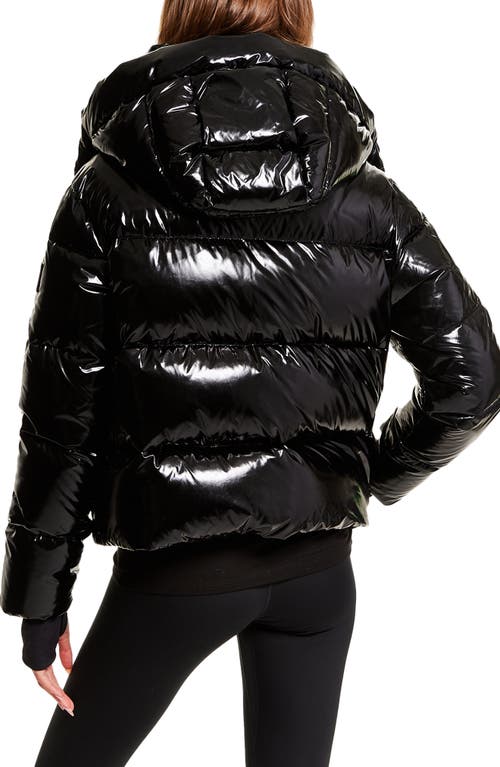 Shop Sam . Jordy Water Resistant Down Puffer Coat In Caviar