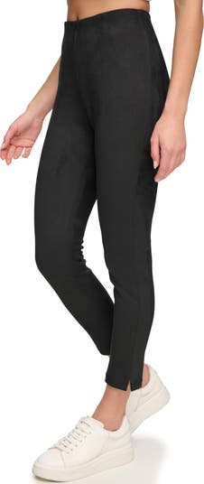 Andrew marc suede shop leggings