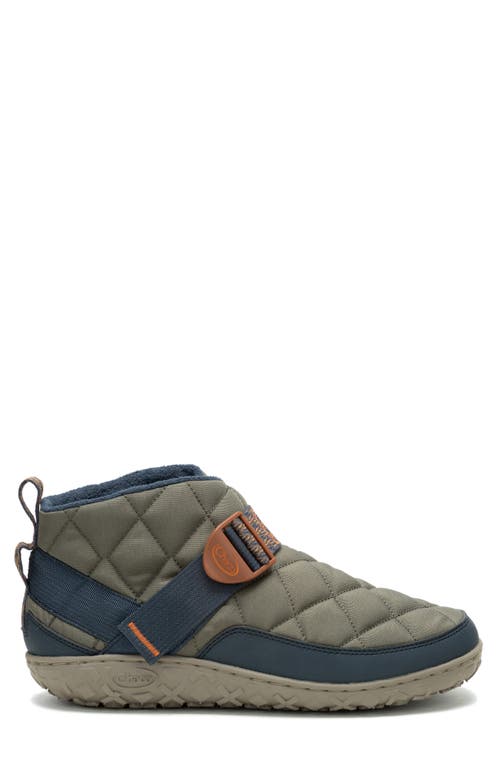 Chaco Ramble Rugged Puffer Slip-on In Dusty Olive