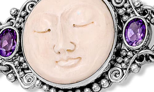 Samuel B. Multistone White Bone Bracelet In Multi