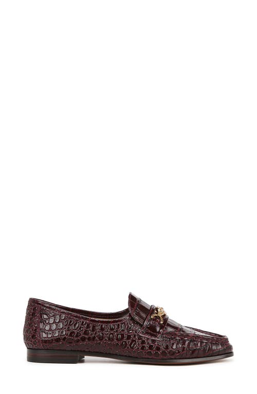 Shop Sam Edelman Lucca Loafer In French Burgundy