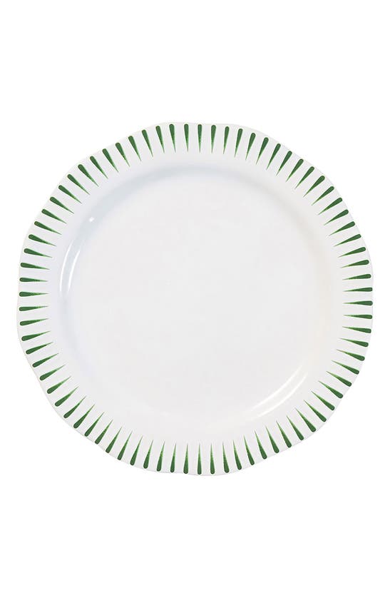 Shop Juliska Sitio Stripe 16-piece Dinnerware Set In Basil