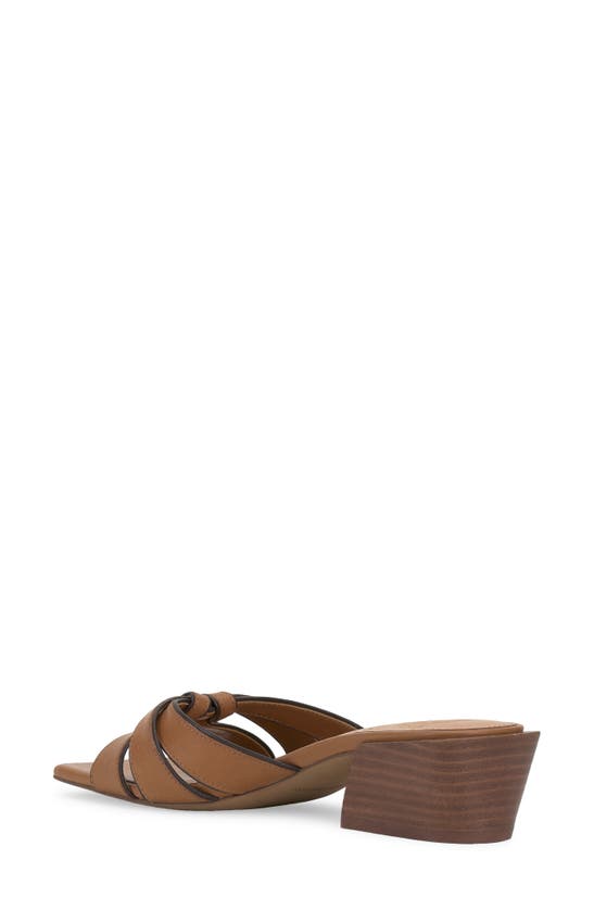 Vince Camuto Selaries Slide Sandal In Golden Walnut Root Beer