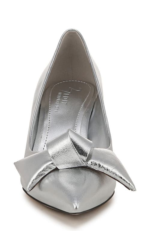 Shop 27 Edit Naturalizer Emery Bow Pointed Toe Pump In Silver