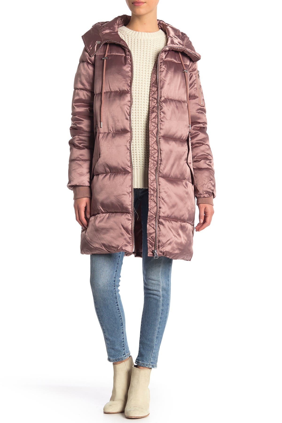 jessica simpson long puffer coat