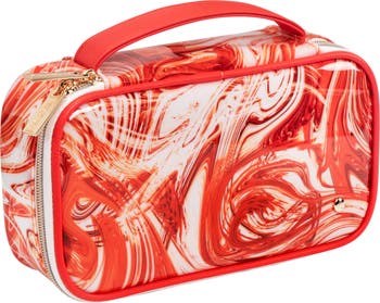 Stephanie Johnson Miami Tangerine Tango Clare Medium Makeup Case