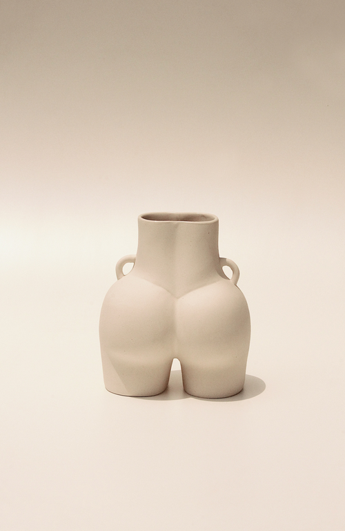 Osmos Studio Her Vase In Off White