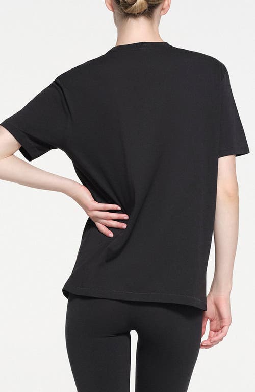 Skims Oversize T-shirt In Onyx