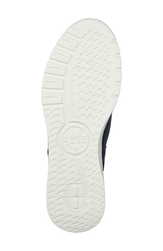 Mephisto Marsia Mary Jane Flat In Jeans Blue Bucksoft
